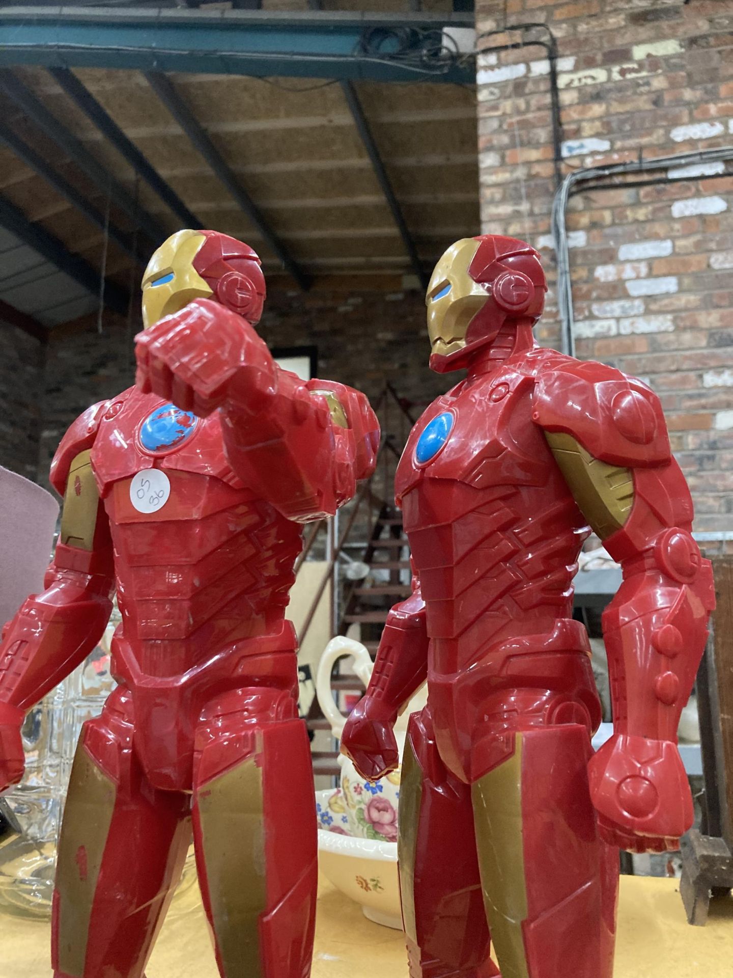 TWO LARGE IRON MAN FIGURES - Image 3 of 3