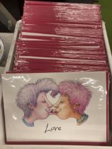 A COLLECTION OF 135 NEW AND SEALED EROTIC BIRTHDAY CARDS