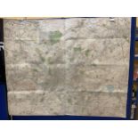 A LARGE VINTAGE L.R ROBERTS & CO MAP OF MANCHESTER