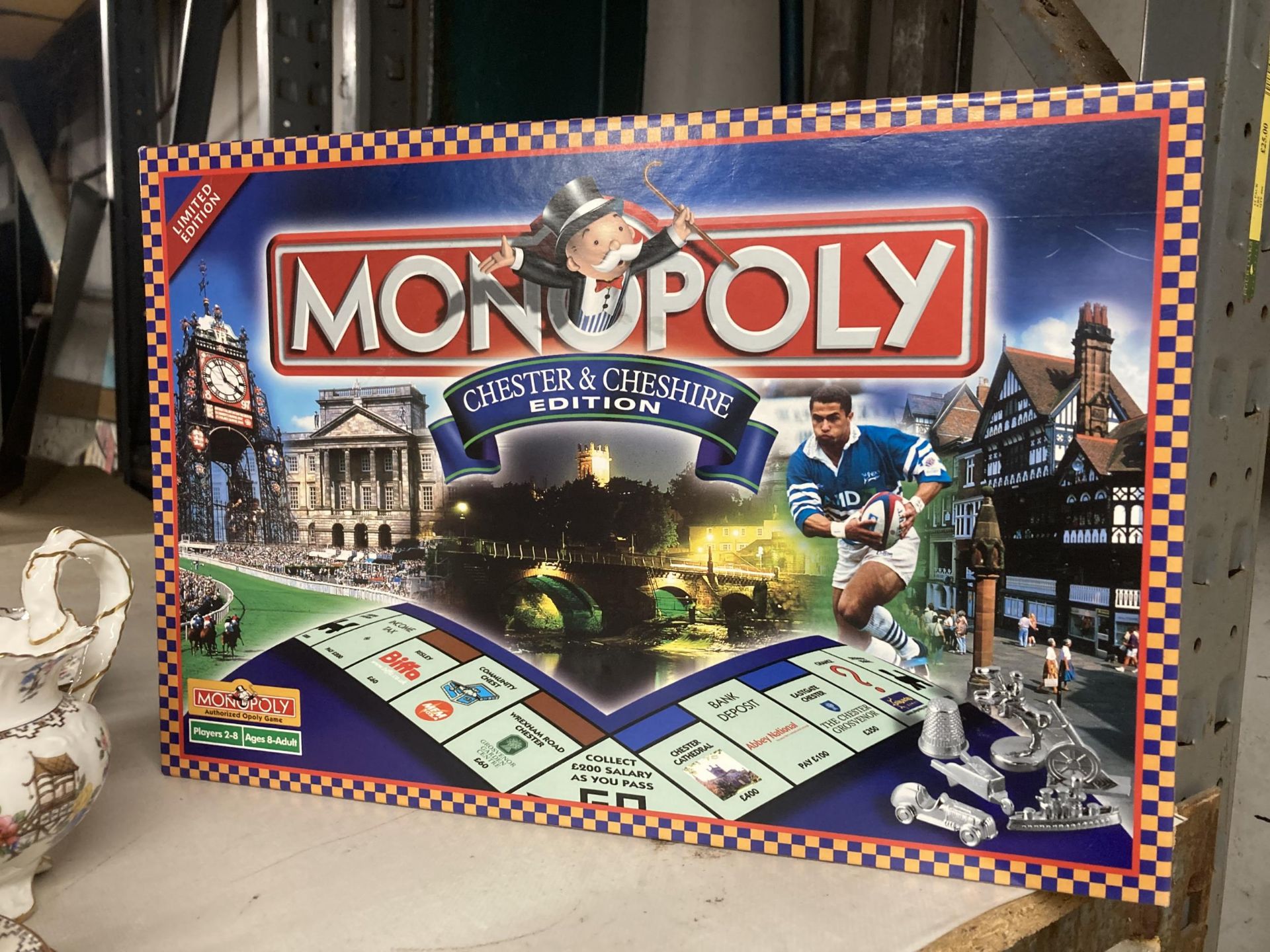 A CHESTER AND CHESHIRE EDITION MONOPOLY BOXED BOARD GAME