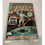 A 1968 THE SILVER SURFER NO. 1 BIG PREMIERE ISSUE COMIC BOOK, IN PLASTIC PROTECTIVE CASE