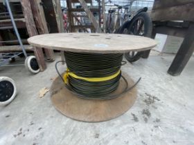 A PART ROLL OF ELECTRIC CABLE