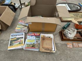 A LARGE QUANTITY OF MODEL RAILWAY MAGAZINES