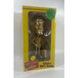 A BOXED ONLY FOOLS AND HORSES CUSHTY VINYL BOBBLEHEAD GOLD RODNEY FIGURE, 26 X 13 CM