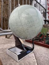 A KODANSHA RETRO WORLD GLOBE ON STAND