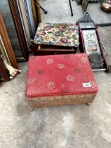 TWO SEWING BOXES AND AN ASSORTMENT OF SEWING ITEMS INCLUDED