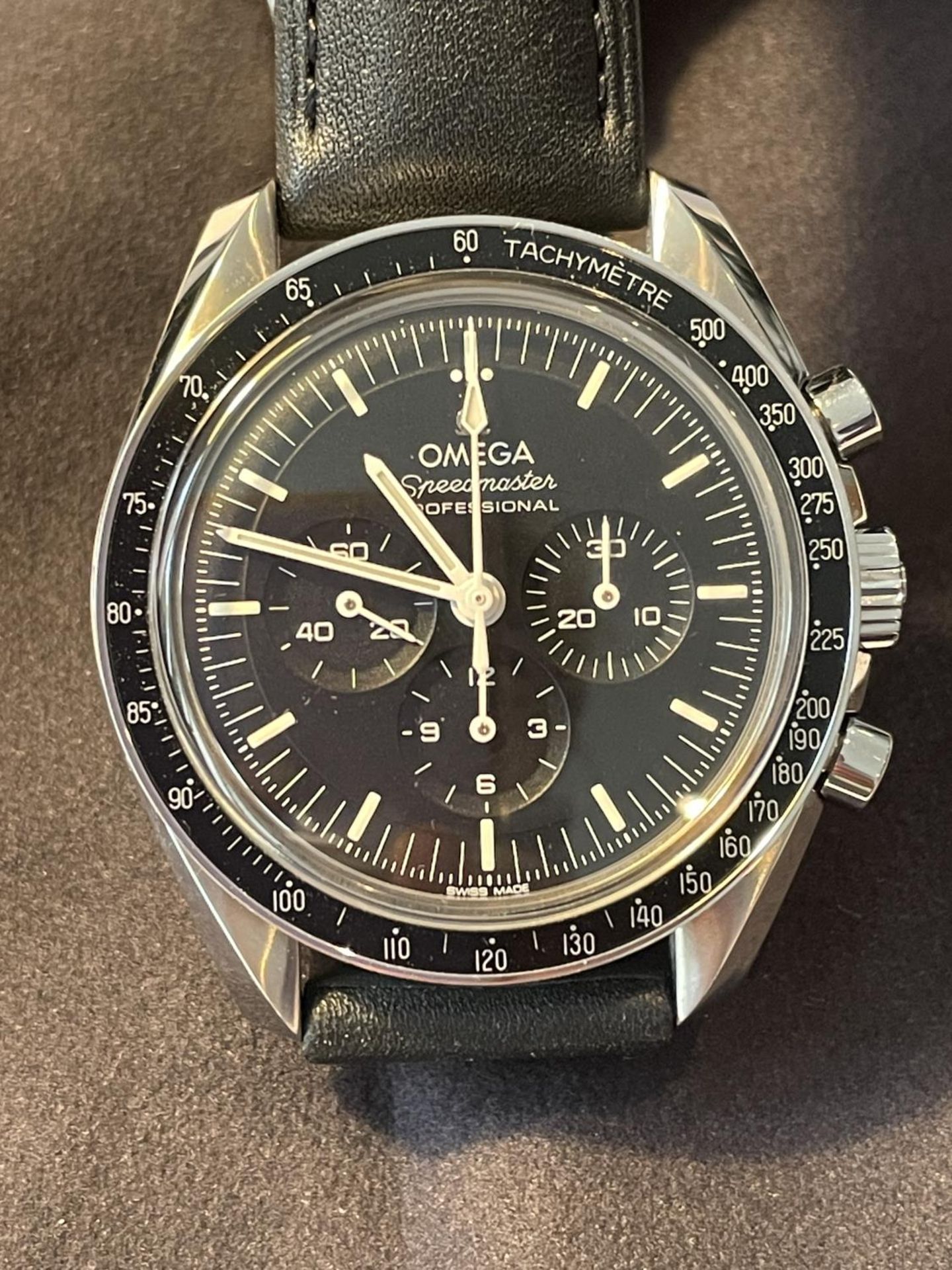 AN SS OMEGA SPEEDMASTER MW WW/M124488. MODEL NUMBER/CALIBRE 3861 MASTER CHRONOMETER WITH CO AXIAL - Image 3 of 12