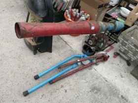 TWO PIPE BENDERS AND A BIRD SCARER