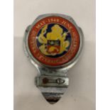 A DUNKIRK 1940 VETERANS ASSOCIATION ENAMEL CAR BUMPER BADGE