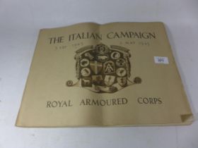 THE ITALIAN CAMPAIGN 3RD SEPTEMBER 1943 - 2ND MAY 1945, PRODUCED FOR THE ROYAL ARMOURED CORPS,