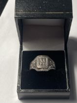 A SILVER GERMAN RING