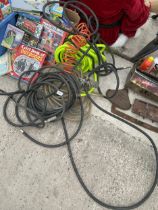 AN ASSORTMENT OF AIR COMPRESSOR HOSE