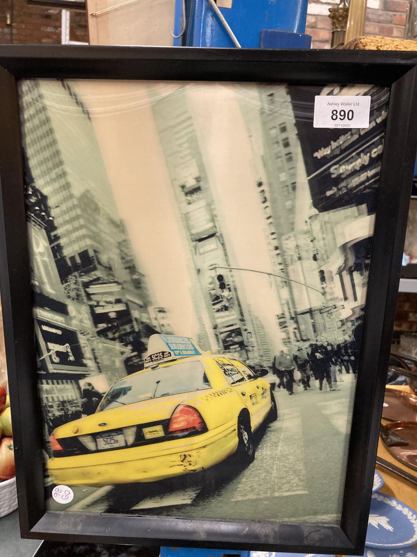 TWO HOLOGRAM PICTURES, 'NEW YORK TAXI' AND 'THE OTHER WOMAN' - Image 2 of 3
