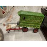 A CAST BROOKE BOND TEA HORSE DRAWN WAGON MODEL