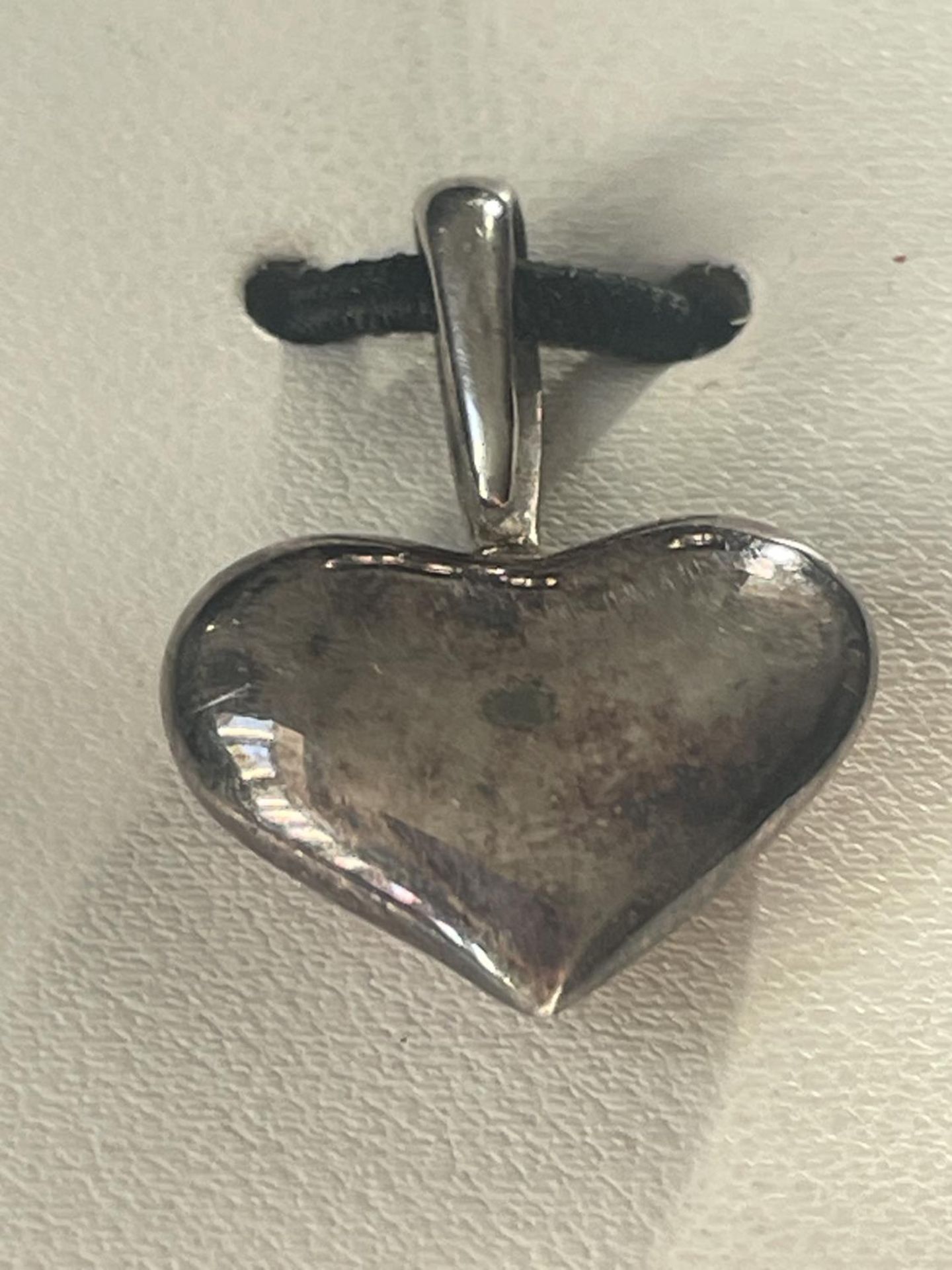 A BOXED SILVER HEART - Image 2 of 2