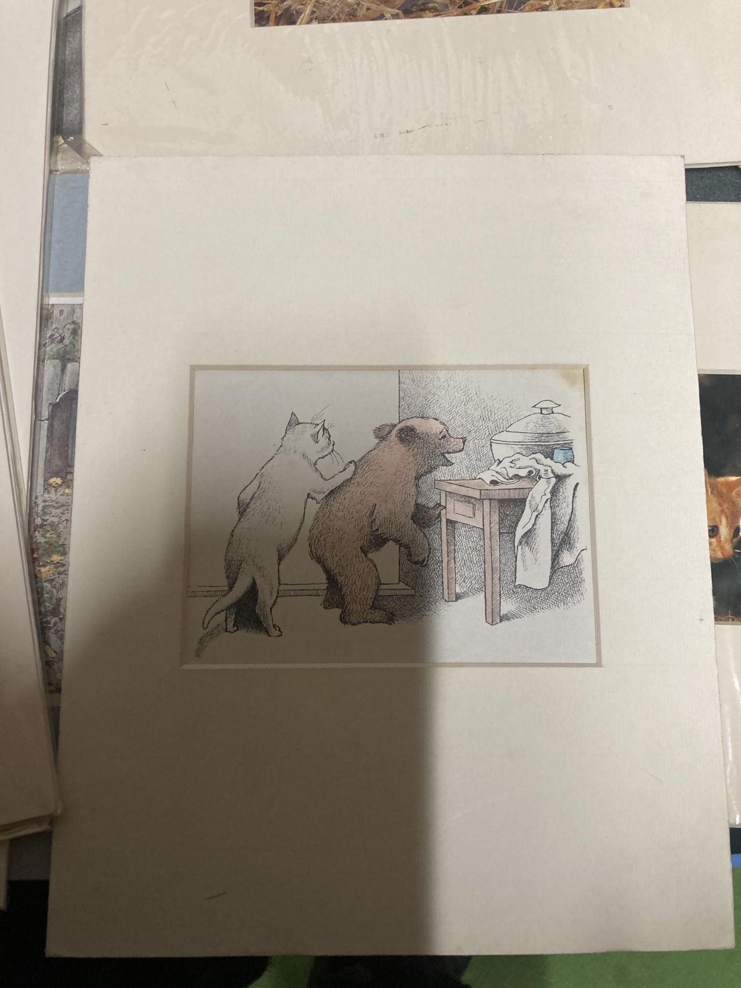 A GROUP OF UNFRAMED CAT AND FURTH PRINTS - Bild 6 aus 6