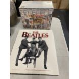 THE BEATLES ANTHOLOGY VHS TAPES IN EIGHT PARTS AND A LARGE BEATLES HARDBACK BOOK