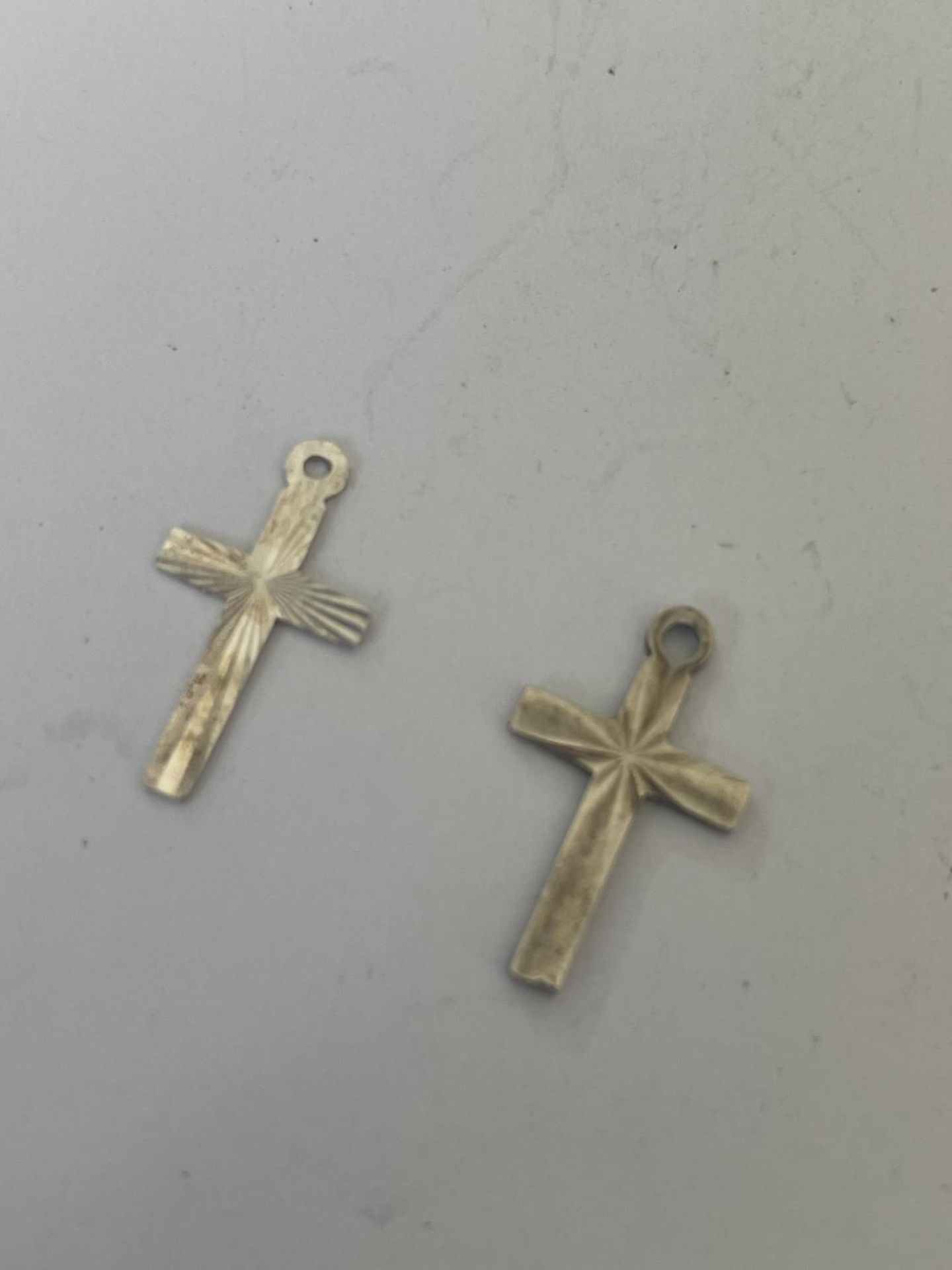 FIVE SILVER CROSSES - Image 3 of 3
