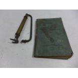 A ROYAL NAVY MANUAL OF NAVAL COOKERY DATED 1936, BRASS SCALES (2)