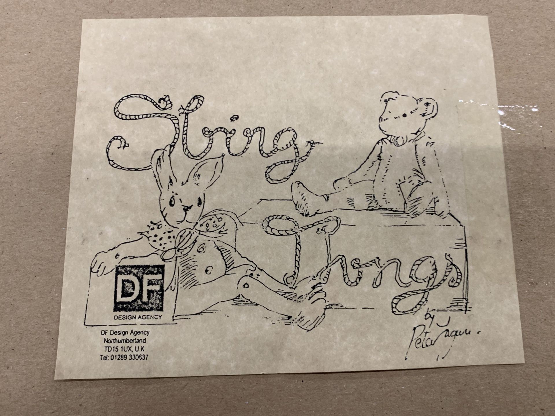 A BOXED 'STRING THINGS' TEDDY - Image 3 of 3