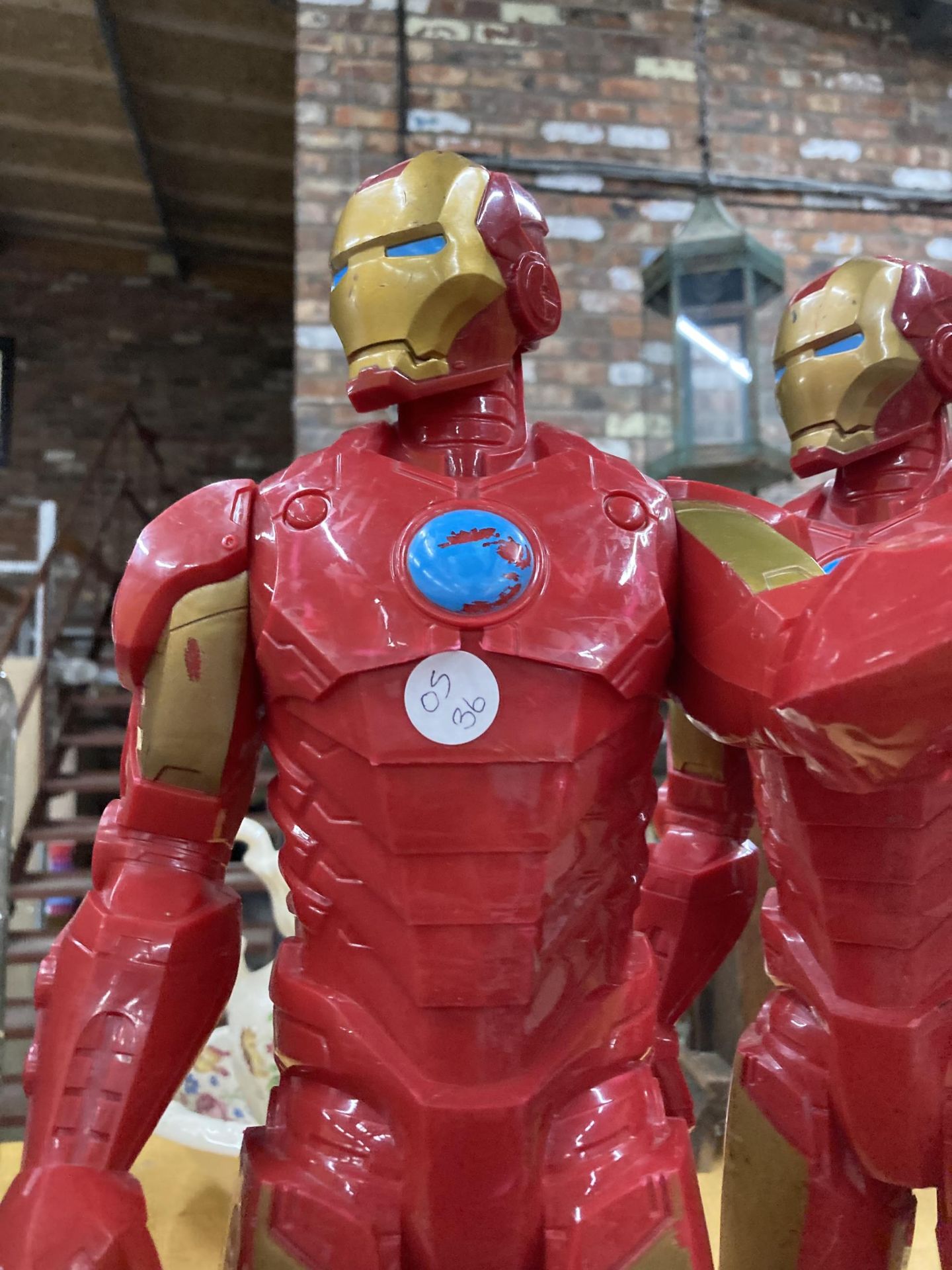 TWO LARGE IRON MAN FIGURES - Image 2 of 3