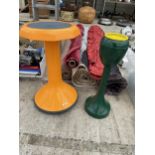 AN ECR FOR KIDS STOOL AND AN ASHTRAY HOLDER