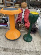 AN ECR FOR KIDS STOOL AND AN ASHTRAY HOLDER