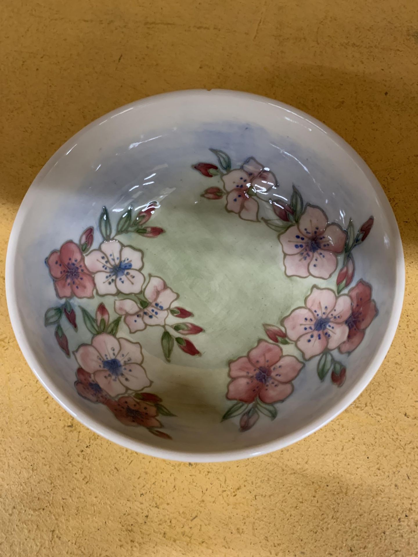 A MOORCROFT 'SPRING BLOSSOM' PATTERN BOWL DESIGNED BY SALLY TUFFIN - Image 2 of 4