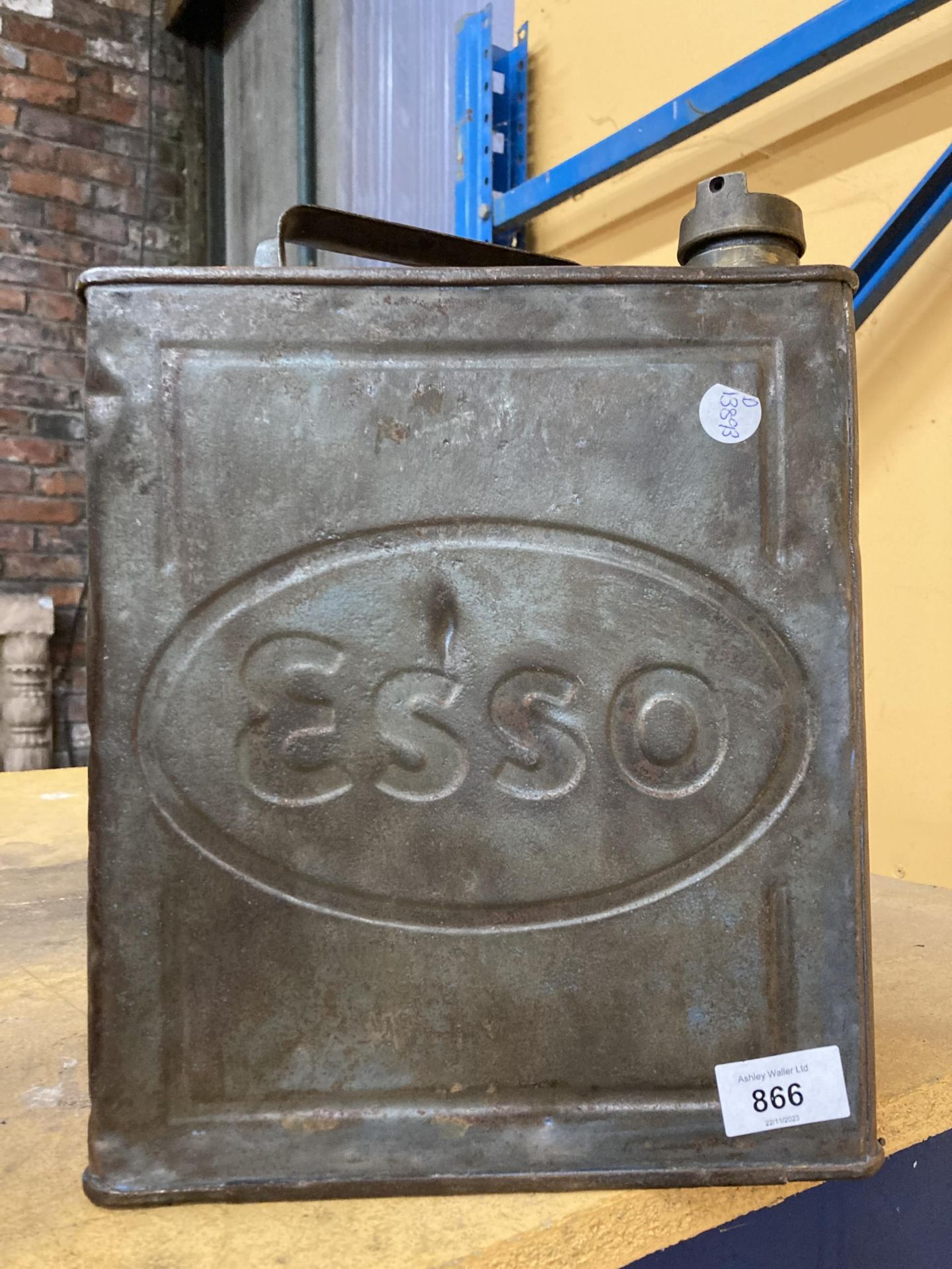 A VINTAGE ESSO PETROL CAN