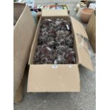 A LARGE QUANTITY OF AS NEW WHITE TIPPED PINE CONES *PLEASE NOTE VAT TO BE ADDED TO THIS LOT*