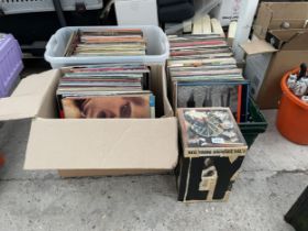 A LARGE QUANTITY OF LP RECORDS