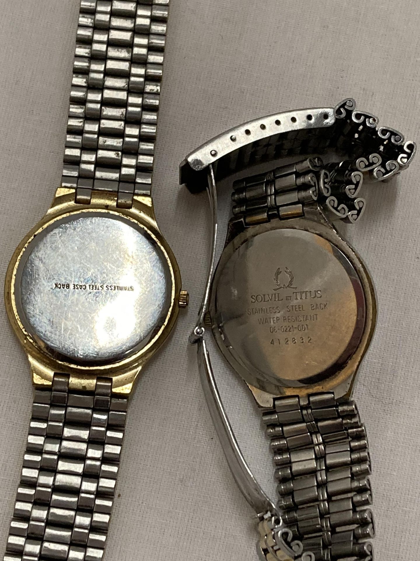 TWO WRISTWATCHES TO INCLUDE A LIMIT INTERNATIONAL AND A SOVIL TITUS - Image 4 of 4