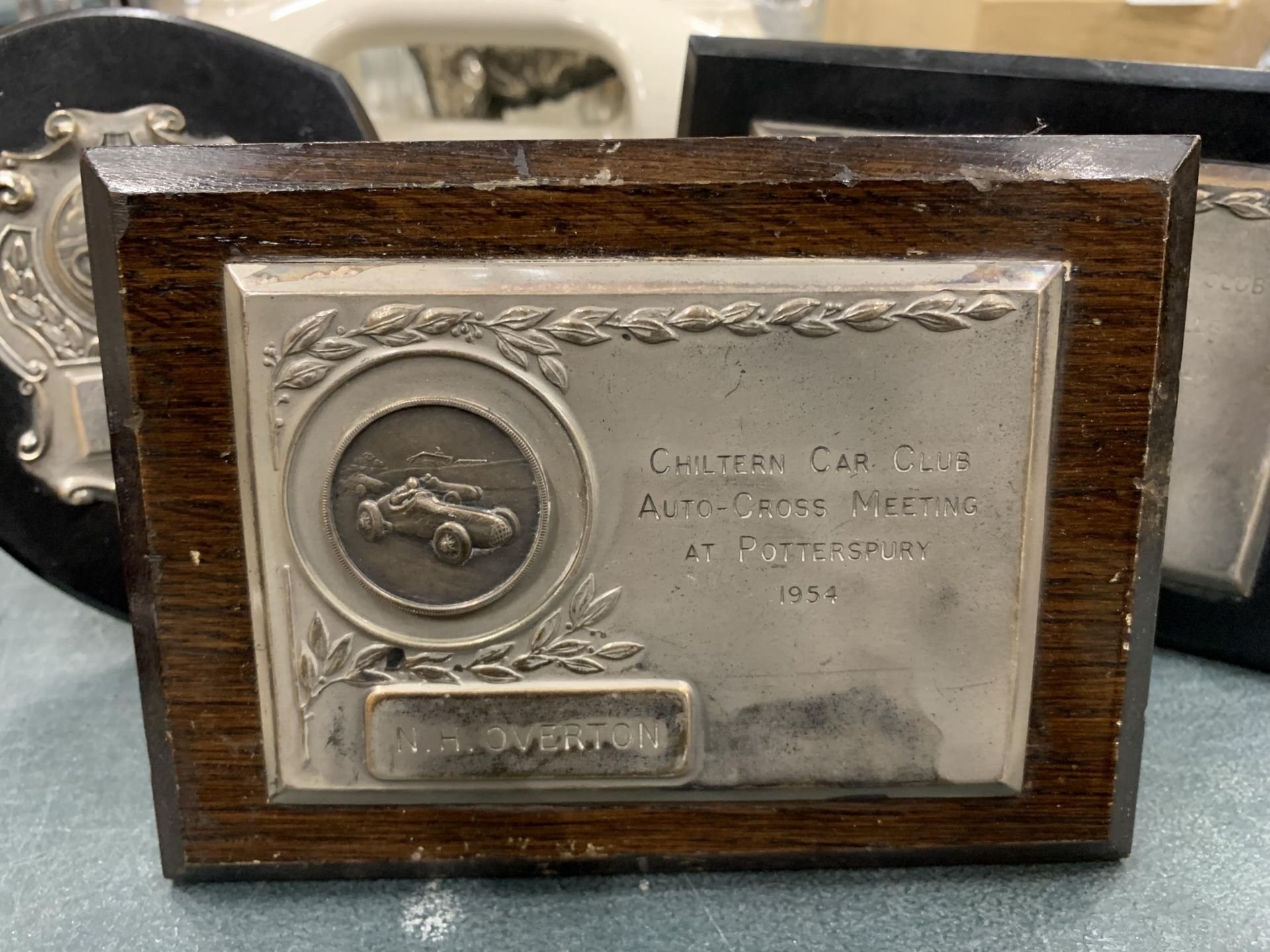 THREE 1950'S CAR AND MOTORBIKE TROPHIES - Image 2 of 4