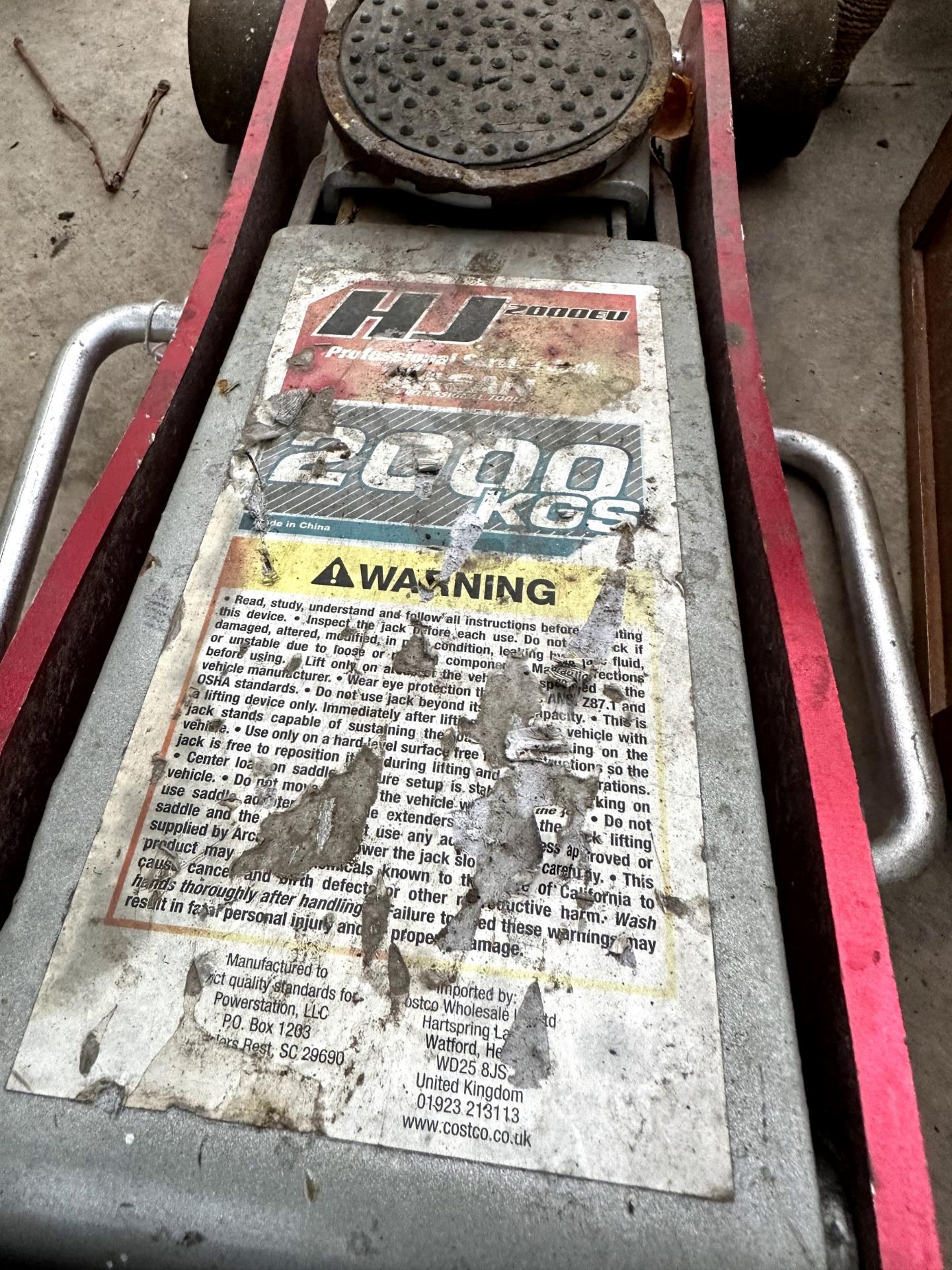 A HEAVY DUTY 2 TON TROLLEY JACK - Image 2 of 2