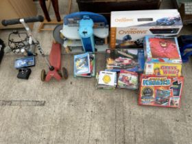 AN ASSORTMENT OF CHILDRENS TOYS AND GAMES