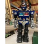 A VINTAGE 1980S HAP-P-KID TURBO ROBOT TOY FIGURE