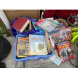 AN ASSORTMENT OF VARIOUS CHILDRENS AND SPORTING BOOKS