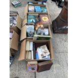 A LARGE ASSORTMENT OF BOOKS