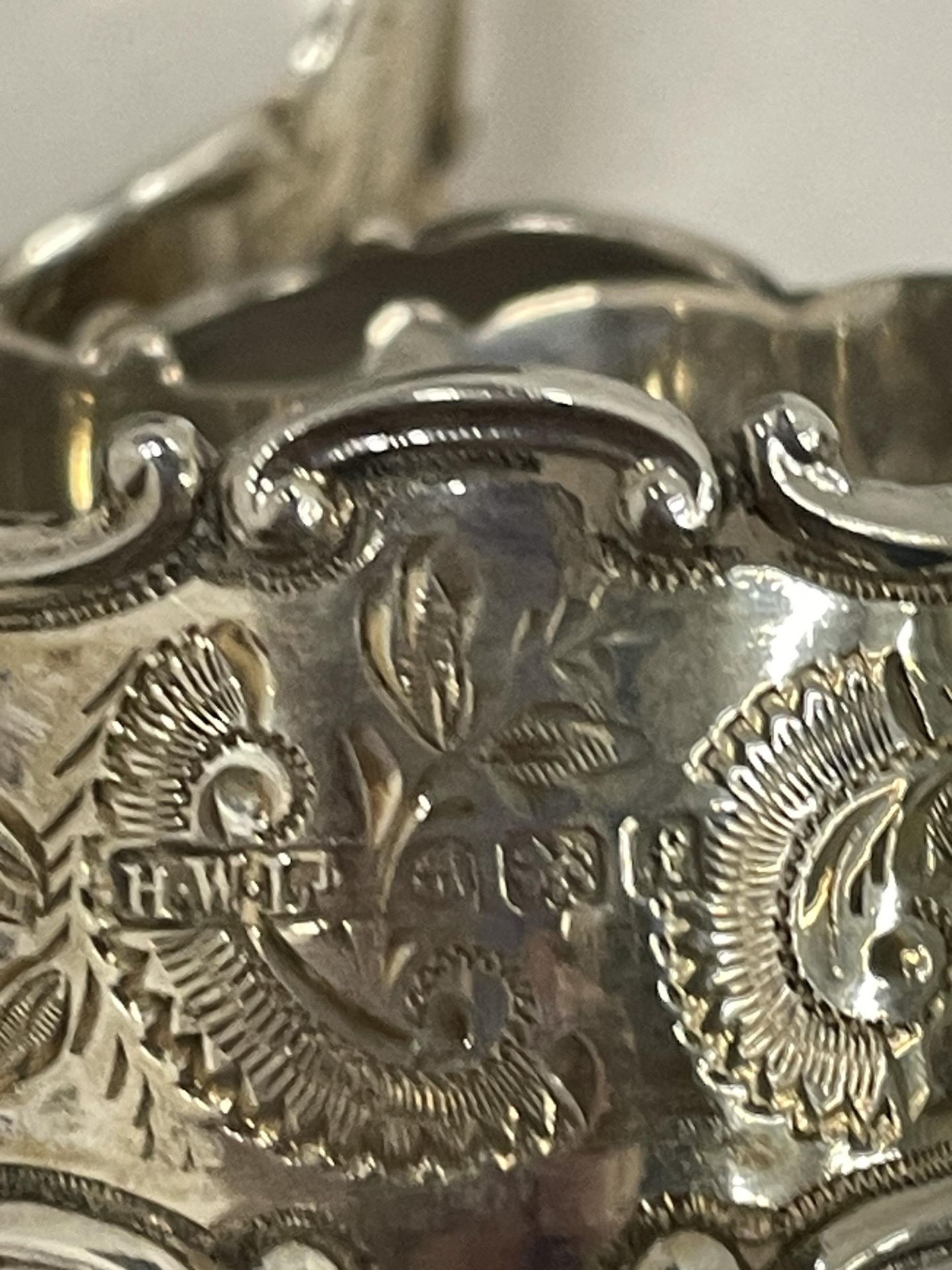 FOURTEEN NAPKIN RINGS SIX HALLMARKED SILVER AND EIGHT POSSIBLY SILVER - Image 2 of 3