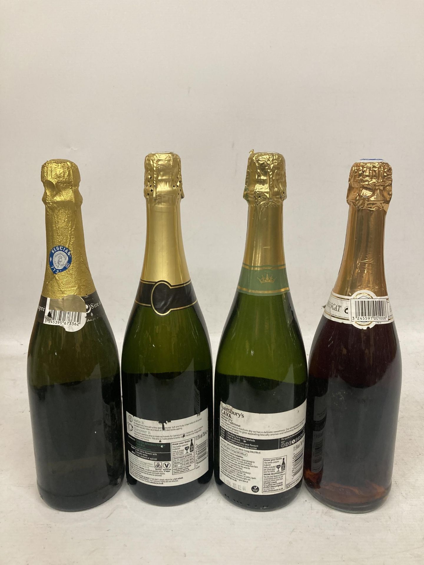 FOUR 75CL BOTTLES - 2 X CAVA, ROYAL MUSCAT ROSE AND SIRE DE BEAUPRE BRUT - Image 2 of 2