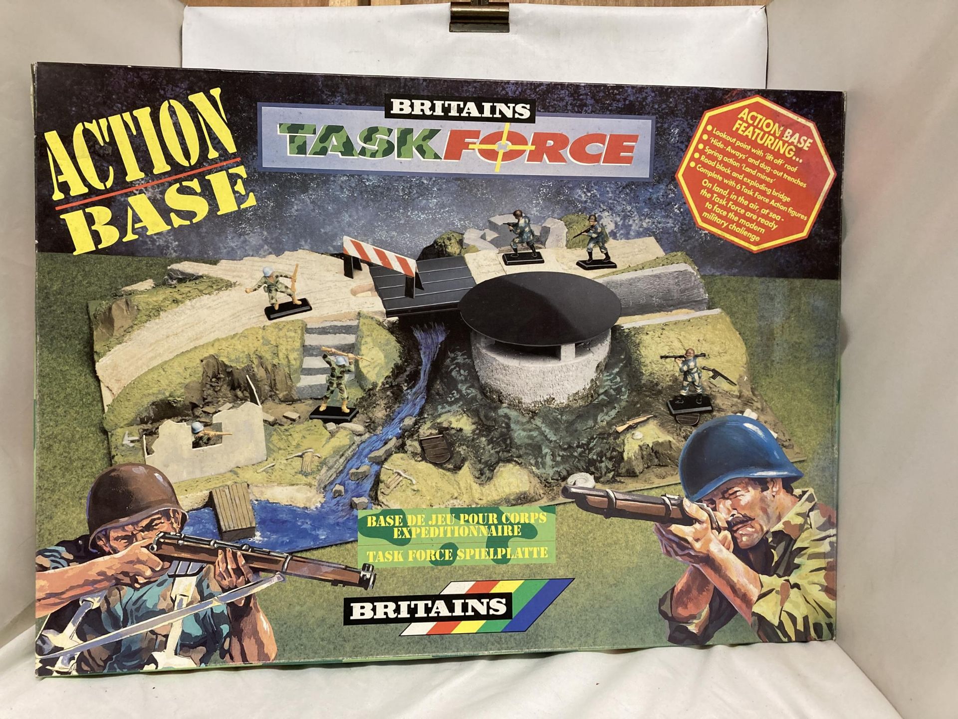 A BRITAINS 'TASK FORCE' ACTION BASE