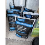 FIVE BAGS OF REDUCED PEAT MULTI PURPOSE COMPOST