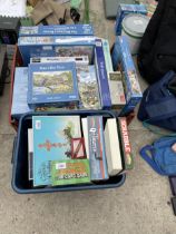 A LARGE ASSORTMENT OF GAMES AND JIGSAW PUZZLES