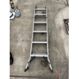 A MULTIFUNCTIONAL FOLDING ALUMINIUM LADDER