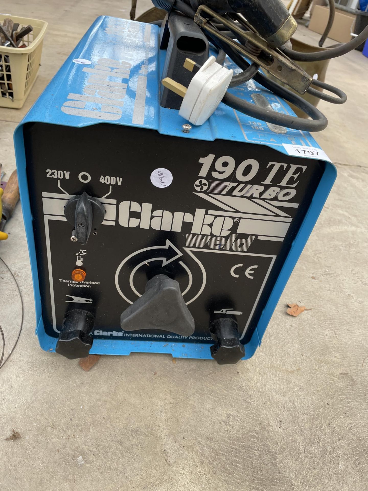 A CLARKE WELD 190TE ARC WELDER - Image 2 of 3