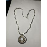 A SILVER NECKLACE