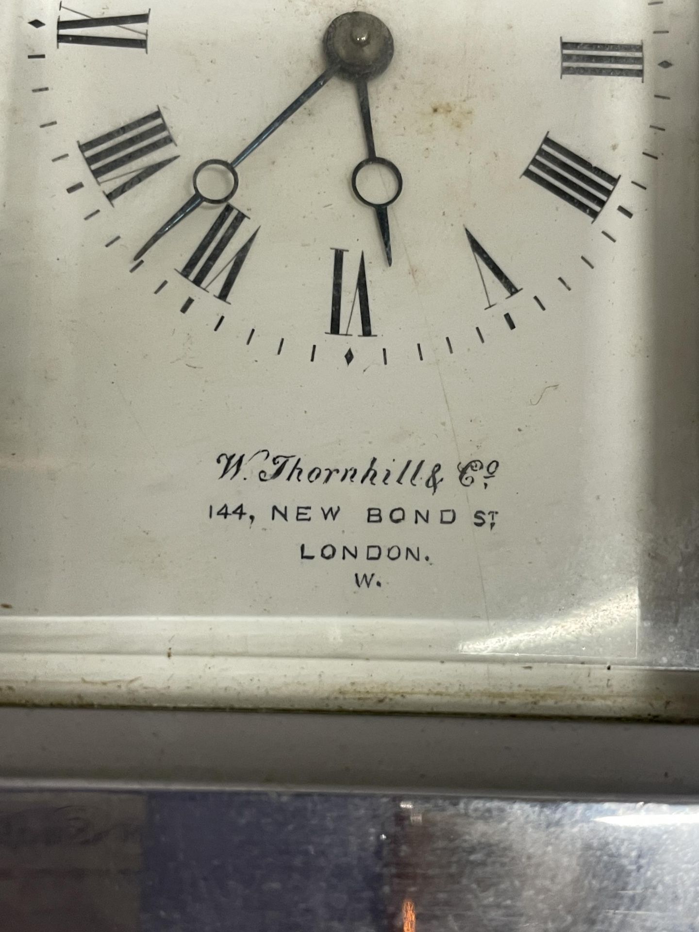 A W THORNHILL & C, 144 NEW BOND STREET, LONDON W CARRIAGE CLOCK - Image 4 of 4
