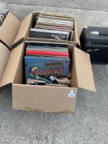 AN ASSORTMENT OF LP RECORDS