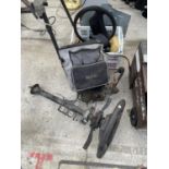 A LARGE ASSORTMENT OF LAND ROVER PARTS AND SPARES TO INCLUDE STEERING WHEEL, ETC