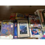 A QUANTITY OF VINTAGE NINTENDO GAMES TO INCLUDE STAR WARS, SUPER MARIO BROS, ETC - 9 IN TOTAL